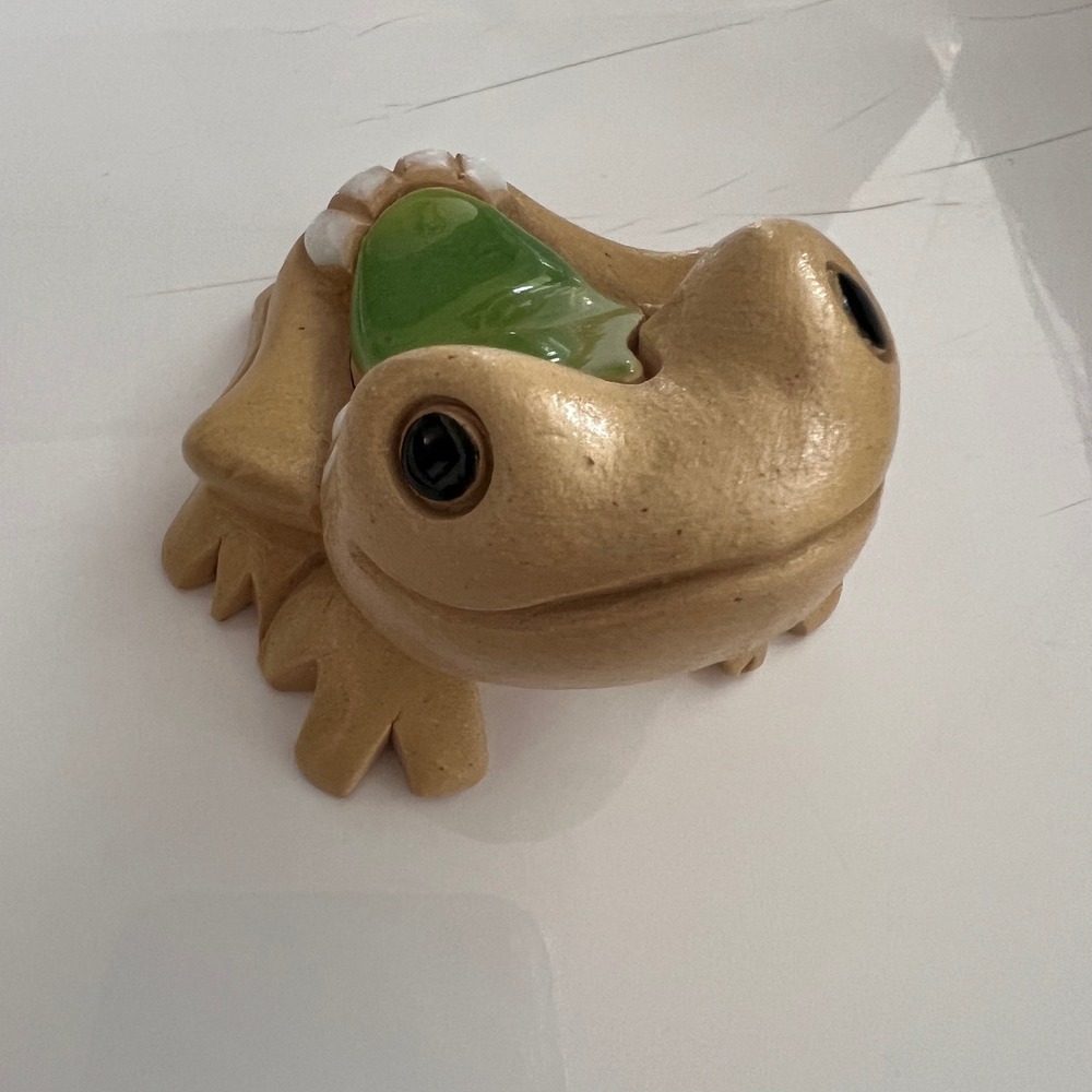 Vintage Artesania Rinconada Tree Frog Figurine Uruguay Clay Pottery Animal
